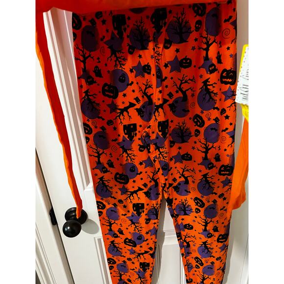 Holiday Hype Unisex Children 2 Pcs Graphic Halloween Print Pajamas 14/16 NWT - Picture 7 of 9